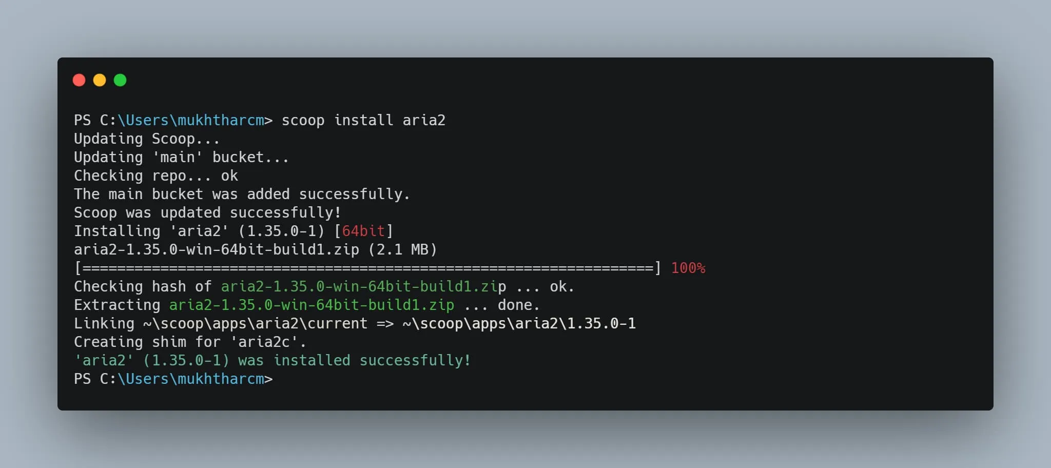 Installing Aria2