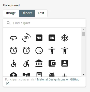 'Select Icon'